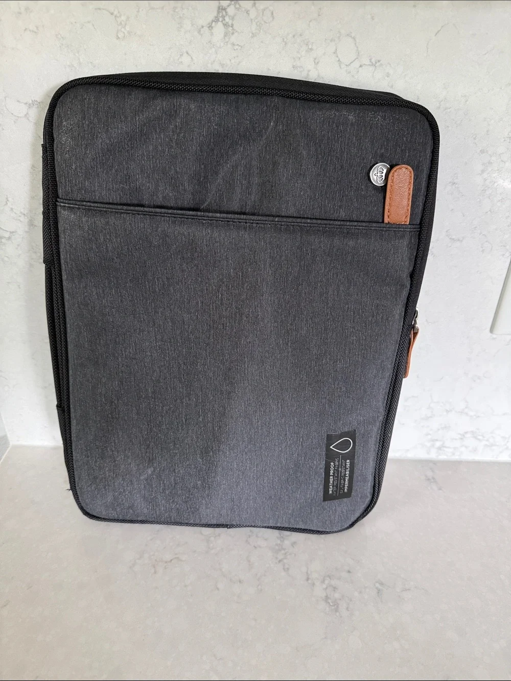 Gray Men's Laptop Sleeve - Slim Protective Case-14x11x1.25”-never used.